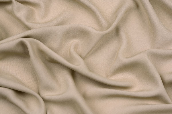 Ткань плательно-блузочная штапель однотонный, Maks Style, вискоза 100%, цвет бежевый, арт. MS- 2453 D-28