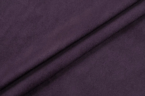 Ткань костюмная замша однотонная, Maks Style, цвет фиолетовый, арт. MS- 3248 D-8