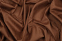 Ткань костюмная замша однотонная, Maks Style, цвет коричневый, арт. MS- 3248 D-14