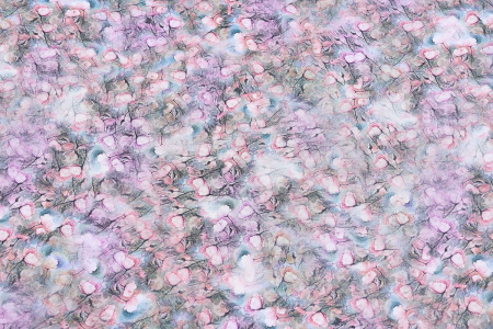 Ткань плательно-блузочная вискоза сатин, Maks Style, вискоза 100%, цветочный принт, арт. D- 65