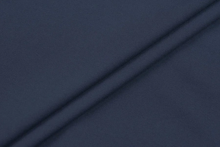 Ткань трикотажная однотонная, Нейлон Рома Джерси 520гр., Maks Style,цвет темно-синий, арт. MS- 2025 D-6