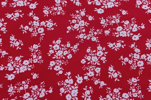 Ткань плательно-блузочная шифон, Maks Style, цветочный принт, арт MS- 1234 D-56 C-4