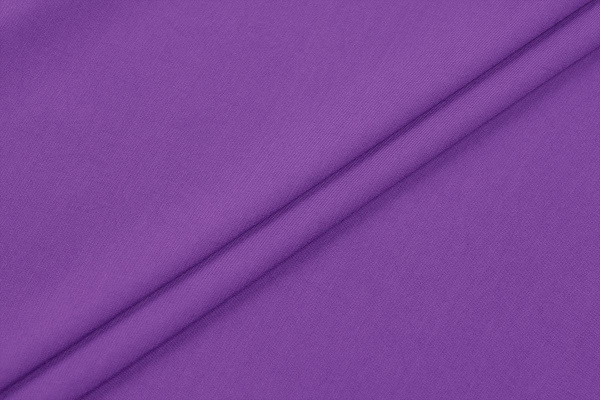 Ткань плательно-блузочная штапель однотонный, Maks Style, вискоза 100%, цвет фиолетовый, арт. MS- 2453 D-20