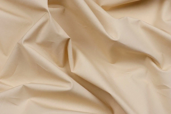 Ткань плательно-блузочная хлопок поплин однотонный, Maks Style, хлопок 100%, цвет бежевый, арт. 1159 D-3