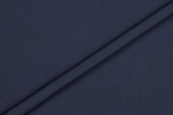 Ткань плательно-костюмная лён вискоза хлопок однотонный, Maks Style, цвет темно-синий, арт. MS- 1160 D-14
