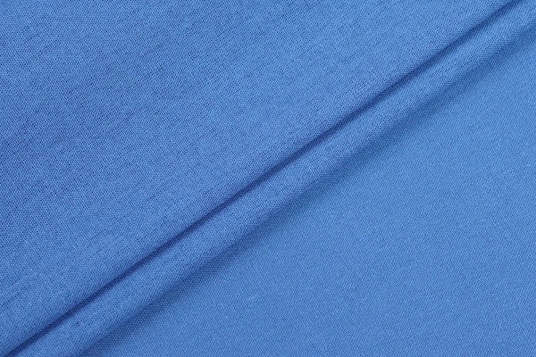 Ткань плательно-костюмная лён вискоза хлопок однотонный, Maks Style, цвет синий, арт. MS- 1160 D-8