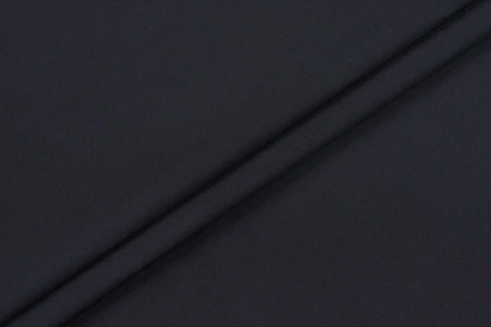 Ткань плательно-блузочная хлопок поплин однотонный, Maks Style, хлопок 100%, цвет черный, арт. 1159 D-15