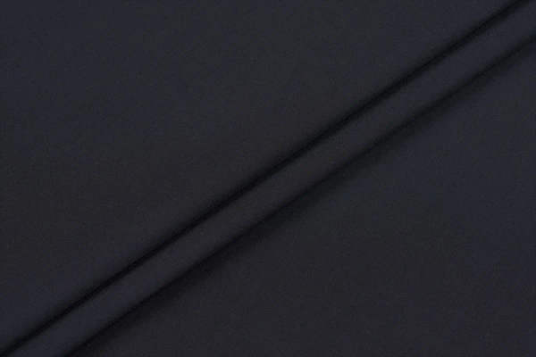 Ткань плательно-блузочная хлопок поплин однотонный, Maks Style, хлопок 100%, цвет черный, арт. 1159 D-15