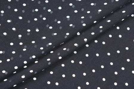 Ткань плательно-блузочная шифон, Maks Style, горох арт MS- 2206 D-B01Z2251 C-1