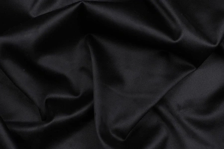 Ткань костюмная замша однотонная, Maks Style, цвет черный, арт. MS- 3248 D-12