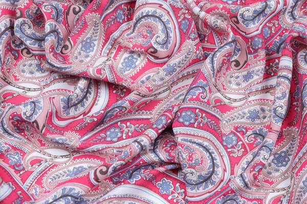 Ткань плательно-блузочная штапель, Maks Style, вискоза 100%, огурцы, арт. SI-3020/17 D-11