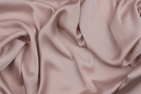 Ткань плательно-блузочная однотонная Армани шелк, Maks Style, цвет светло-бежевый, арт 1132 D-13