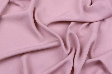 Ткань плательно-блузочная штапель однотонный, Maks Style, вискоза 100%, цвет розовый, арт. MS- 2453 D-30