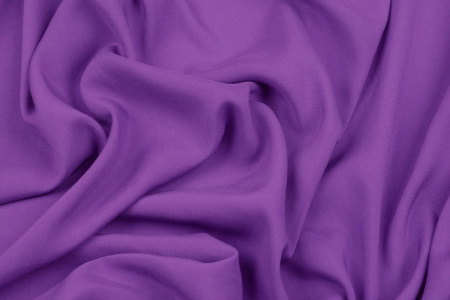Ткань плательно-блузочная штапель однотонный, Maks Style, вискоза 100%, цвет фиолетовый, арт. MS- 2453 D-20