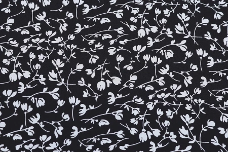 Ткань плательно-блузочная шифон, Maks Style, цветочный принт, арт MS- 1234 D-75 C-1