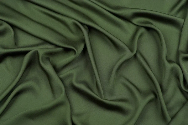 Ткань плательно-блузочная вискоза сатин однотонный, Maks Style, вискоза 100%, цвет белый, арт. MS- 1156 D-30