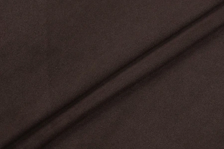 Ткань костюмная замша однотонная, Maks Style, цвет коричневый, арт. MS- 3248 D-11 А