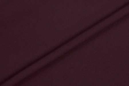 Ткань плательно-блузочная вискоза твил однотонный, Maks Style, вискоза 100%, цвет бордовый, арт. 2881 D-7