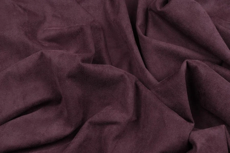 Ткань костюмная замша однотонная, Maks Style, цвет бордовый, арт. MS- 3248 D-5