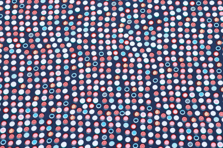 Ткань плательно-блузочная штапель, Maks Style, вискоза 100%, горох, арт. MS- 1233 D-17