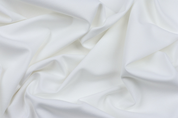 Трикотажное полотно Нейлон Рома Джерси 450 гр. Maks Style, цвет белый, арт. 2026 D-1