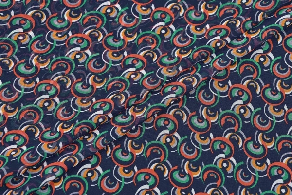 Ткань плательно-блузочная шифон,  Maks Style, арт SI- 3778-18 D-101350B C-A