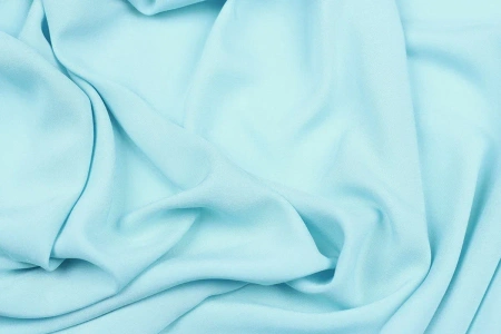 Ткань плательно-блузочная штапель однотонный, Maks Style, вискоза 100%, цвет голубой, арт. MS- 2453 D-10