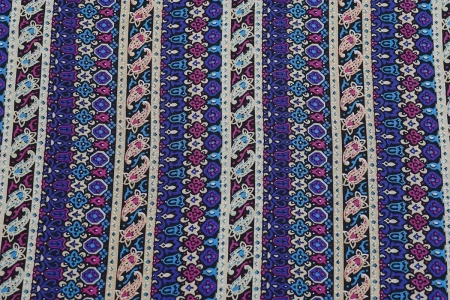 Ткань плательно-блузочная шифон, Maks Style, цветочный принт, арт. MS- 3270 D-25