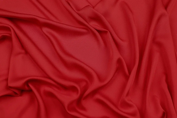 Ткань плательно-блузочная вискоза сатин однотонный, Maks Style, вискоза 100%, цвет белый, арт. MS- 1156 D-27