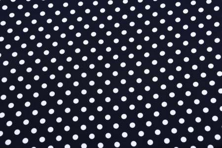 Ткань плательно-блузочная штапель, Maks Style, вискоза 100%, темно-синий принт горох, арт. MS- 1146 D-29 С-1