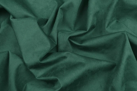 Ткань костюмная замша однотонная, Maks Style, цвет изумрудный, арт. MS- 3248 D-7