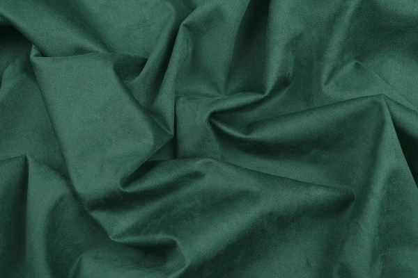 Ткань костюмная замша однотонная, Maks Style, цвет изумрудный, арт. MS- 3248 D-7