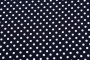 Ткань плательно-блузочная штапель, Maks Style, вискоза 100%, темно-синий принт горох, арт. MS- 1146 D-29 С-1