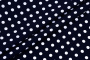 Ткань плательно-блузочная штапель, Maks Style, вискоза 100%, темно-синий принт горох, арт. MS- 1146 D-30 С-1