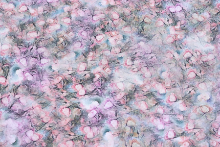 Ткань плательно-блузочная вискоза сатин, Maks Style, вискоза 100%, цветочный принт, арт. D- 65