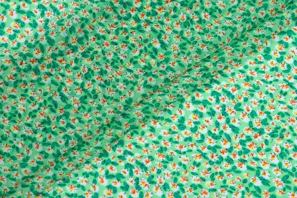 Ткань плательно-блузочная шифон, Maks Style, цветочный принт, арт MS- 1234 D-41 C-2