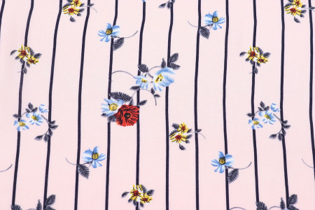 Ткань плательно-блузочная штапель, Maks Style, вискоза 100%, арт. 2656 C-2