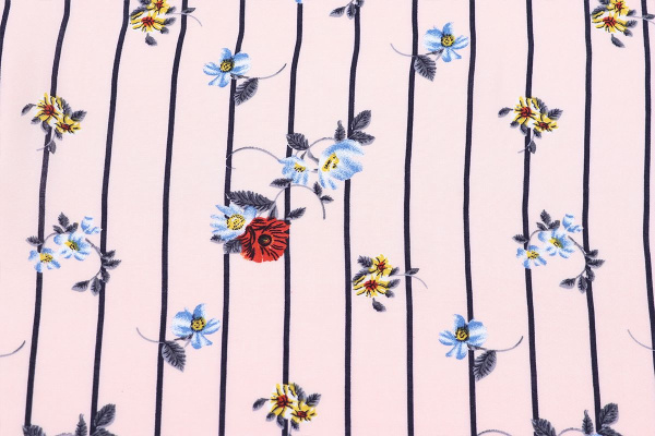 Ткань плательно-блузочная штапель, Maks Style, вискоза 100%, арт. 2656 C-2