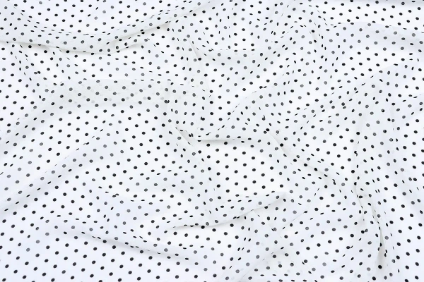 Ткань плательно-блузочная шифон, Maks Style, горох, арт MS- 1234 D-LS210578-1D C-3