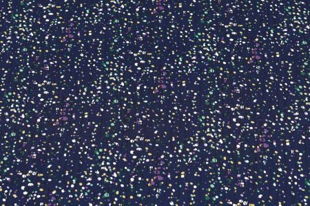 Ткань плательно-блузочная штапель, Maks Style, вискоза 100%, цвет ткани темно-синий, мелкий рисунок, арт. MS- 1226 D-32 C-4