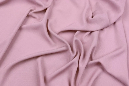 Ткань плательно-блузочная штапель однотонный, Maks Style, вискоза 100%, цвет розовый, арт. MS- 2453 D-30