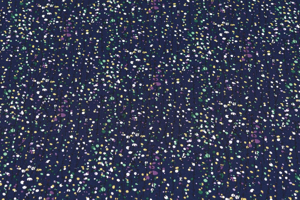 Ткань плательно-блузочная штапель, Maks Style, вискоза 100%, цвет ткани темно-синий, мелкий рисунок, арт. MS- 1226 D-32 C-4