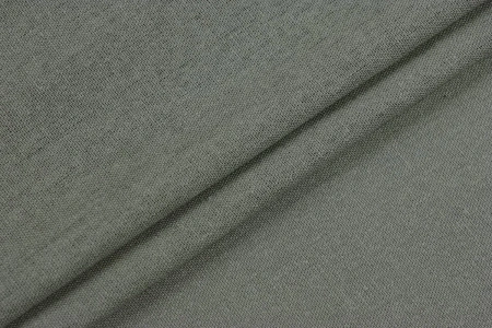 Ткань плательно-костюмная лён вискоза хлопок однотонный, Maks Style, цвет хаки, арт. MS- 1160 D-10