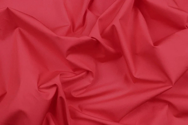 Ткань плательно-блузочная хлопок поплин однотонный, Maks Style, хлопок 100%, цвет красный, арт. 1159 D-17