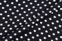 Ткань плательно-блузочная штапель, Maks Style, вискоза 100%, черный принт горох, арт. MS- 1146 D-30 С-3
