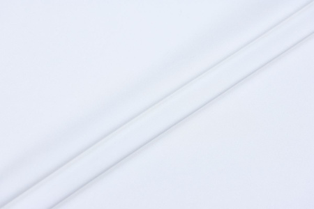 Ткань плательно-блузочная однотонная Армани шелк, Maks Style, цвет белый, арт 1132 D-2