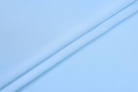 Ткань плательно-блузочная однотонная Армани шелк, Maks Style, цвет голубой, арт 1132 D-30