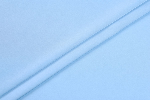 Ткань плательно-блузочная однотонная Армани шелк, Maks Style, цвет голубой, арт 1132 D-30