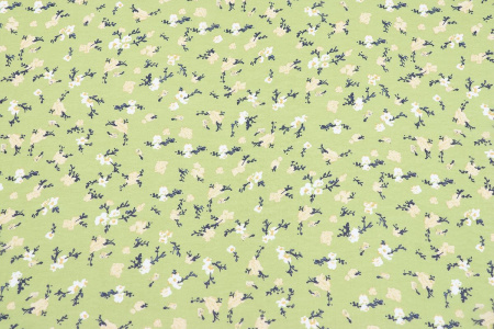 Ткань плательно-блузочная шифон, Maks Style, цветочный принт, арт. MS- 1234 D-LS2110578-1E D-5 C-3