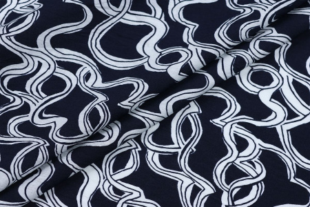 Ткань плательно-блузочная вискоза нейлон, Maks Style, вискоза 80%, нейлон 20%, арт. MS- 1173 D- 45